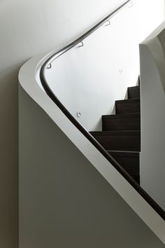 an image of a staircase going up to the top