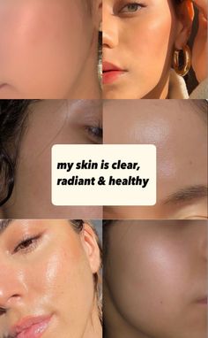 Girl with clear glowing skin, clear skin affirmation, Clear Skin Wallpaper, Skin Wallpaper Aesthetic, Clear Skin Vision Board, Skin Vision Board, Manifesting Clear Skin, Glowing Skin Aesthetic, Skin Manifestation, Wallpaper Glowing, Skin Affirmations