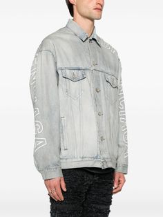 Spring Streetwear Denim Jacket With Button Cuffs, Casual Denim Jacket With Button Cuffs For Streetwear, Light Wash Snap Button Outerwear For Streetwear, Light Wash Outerwear With Snap Buttons For Streetwear, Denim Blue Cotton Jacket With Button Cuffs, Classic Oversized Denim Jacket For Streetwear, Denim Blue Outerwear With Button Cuffs, Classic Long Sleeve Denim Jacket For Streetwear, Bohemian Wedding Guest