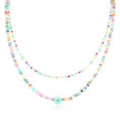 PRICES MAY VARY. UNIQUE DESIGN: This colorful bohemian necklace features a double-layered design, each layer consisting of carefully selected bohemian beads. It is also paired with a small daisy pendant. This design is both stylish and eye-catching, and can add a unique style to your outfit. QUALITY MATERIALS: The necklace is made of high quality materials with smooth and durable beads. This ensures its long life and you can enjoy its beauty for a long time. HANDCRAFTED: Each strand of beads is Colorful Flower-shaped Beaded Necklaces For Summer, Flower-shaped Colorful Beaded Necklaces For Summer, Trendy Multicolor Flower Necklace For Summer, Summer Flower-shaped Beaded Necklaces With Colorful Beads, Trendy Multicolor Summer Flower Necklace, Colorful Beads Flower Necklace For Beach, Beaded Multicolor Flower Necklace For Beach, Colorful Bead Flower Necklace For Beach, Beaded Flower Necklace For Summer Gifts