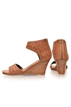 Athena Leather Wedges – ELF Woven Leather Sandals, Wooden Wedges, Woven Sandals, Wrap Dresses, Comfortable Heels, Leather Wedge Sandals, Maxi Skirts, Leather Wedges, Leather Care