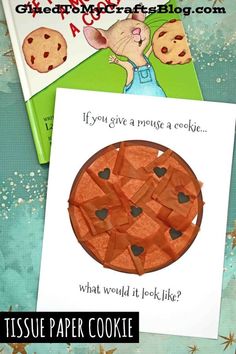 a card with an image of a cookie on it and the words if you give a prenue cookie, what would it look like?