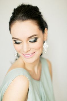 Beauty Tips for the Seductive Bride...Photography by artiesestudios.com Hair + Makeup by aglowbyjoan.com  Read more - http://www.stylemepretty.com/2013/06/13/bridal-beauty-from-aglow-by-joan-artiese/ Romantic Wedding Makeup, Elie Saab Couture, Wedding Makeup Looks, Wedding Palette, Elegant Makeup, Robins Egg, Bridal Beauty, Fair Skin