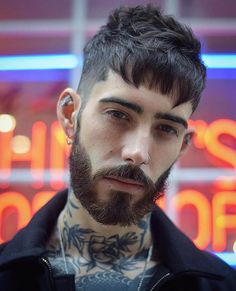 101 Short Back & Sides Long On Top Haircuts To Show Your Barber in 201 – Regal Gentleman Bart Styles, Grunge Haircut, Stylish Beards, Trimming Your Beard, Barbers Cut, Short Beard