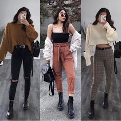 Rubi Ortiz on Instagram: “Which set of 3 outfits would you steal from my closet? 🙋🏻‍♀️💗 Comment ur faves 1-7!” Dr Martens Boots Outfit, Doc Marten Outfits, Dr Martens Outfits, Doc Martens Outfits, Martens Outfit, Jeans Tshirt, Dr Martens Outfit, Doc Martens Outfit, Martens Style