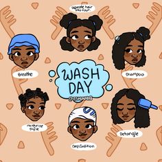 Illustrated Wash day infographic for natural hair #naturalhaircare #naturalhairdaily #naturalhairtips #naturalhaircommunity #type4hair #afrohair #blackart #illustration Hydrating 4c Hair, Hair Tips For 4c Hair, Tips For Washing Curly Hair, Wash Day Routine Natural 4c Hair Growth, Natural Hair Styles Low Tension, 4b Hair Wash And Go, 4c Natural Hair Wash Day Routine, Natural Hair School Hairstyles, 4c Hair Wash Day Steps