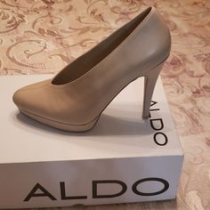 Brand New Aldo Shoes Style: Stalcup-32 Color: Nude Sz 10 Beige Synthetic Court Shoes With Almond Toe, Beige Ankle-high Synthetic Heels, Aldo Shoes, Bootie, Bootie Boots, Fashion Shoes, Ankle Boots, Size 10, Womens Sizes