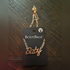 New, Bodyrage Necklace "Baby" Mystic Topaz Necklace, Arrow Pendant Necklace, Disney Necklace, Baby Necklace, Arrow Pendant, Butterfly Pendant Necklace, Topaz Necklace, Wrap Necklaces, Stone Pendant Necklace