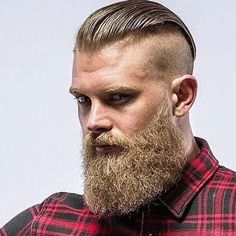 Best Undercut Hairstyles, Long Beard Styles, Undercut Styles, Mens Hairstyles With Beard, Thick Beard, Long Beard, Beard Growth Oil