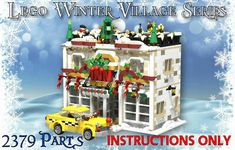 the lego winter village series instructions only are available for purchase at toys r'us