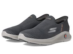 SKECHERS Performance Hands Free Slip-Ins Go Walk Anywhere - The Tourist - Men's Walking Shoes : Charcoal : Take comfort, convenience, support, and stability to the max wearing SKECHERS Performance Hands Free Slip-Ins Go Walk Anywhere - The Tourist. The technology brimmed walking design features a skechers hands free slip-in fit, heel panel with our exclusive heel pillow, engineered knit upper, removable arch fit ethylene vinyl acetate insole, and hyper burst cushioning for all-day comfort. The s Gray Slip-on Running Shoes For Walking, Gray Slip-resistant Walking Sneakers, Fade-resistant Gray Sneakers For Walking, Gray Fade-resistant Sneakers For Walking, Gray Fade-resistant Walking Sneakers, Mens Skechers, Mens Walking Shoes, Sport Shoes Men, The Tourist