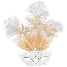 White Filigree & Feather Masquerade Mask 7 1/2in x 3 1/2in | Party City White Halloween Costume, Fall Party Themes, Masquerade Theme, Mask White, White Halloween, Masquerade Costumes, Halloween Costume Shop, Halloween Store, Halloween Costume Accessories