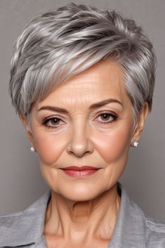 Hairstyles For Over 70 Year Old Women, Hair 2025, 70 Year Old Women, Hair And Glasses, Hairstyle For Chubby Face, Chubby Face, Grey Hair Inspiration, No Wrinkles, Age Gracefully