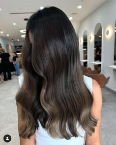 Mocha Balayage Hair, Creamy Brunette, Candlelit Brunette, Mocha Balayage, Brown Hair Inspiration, Bombshell Hair, Summer Brown