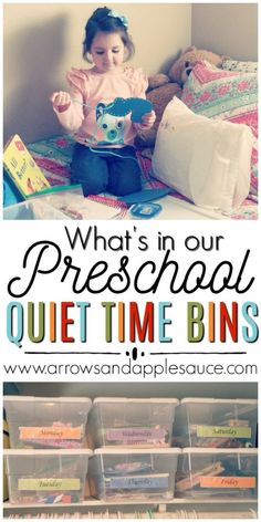 Rest Time Activities, Quiet Bins, Quiet Time Boxes, Quiet Boxes, Rest Time, Quiet Time Activities, Quiet Activities, Daycare Activities