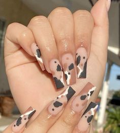 Country Acrylic Nails, Rodeo Nails, Cowboy Nails, Western Nails, Country Nails, Cow Nails, The Audacity, Acrylic Nails Coffin Short, Coffin Nails Designs