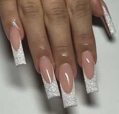 Red Sparkly Nails, Art To Try, Nail Art Designs Short, Short Nails Ideas, Summer Nail Art, White Acrylic Nails, Pretty Nail Art Designs, Long Square Acrylic Nails