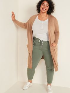 Get ready for fall with these stunning plus size outfit dresses! From cozy knits to chic prints, these dresses will have you looking and feeling fabulous all season long. #plussizefashion #falloutfits #dresses #curvygirl #autumnstyle #bodypositive #fallfashion #ootd #curvystyle #fallvibes Comfortable Chic Outfits Plus Size, How To Style Joggers For Women Plus Size, Paraprofessional Outfits Plus Size, Fall Outfit Inspo Aesthetic 2023, 40s Fashion Women Over 40 Casual Outfits, Mom Style Plus Size, Plus Size Outfits Casual Comfy, Casual Winter Outfits Plus Size, Plus Size Sweatpants Outfit