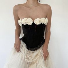 the tortured poets department by taylor swift | the tortured poets department | taylor swift | taylor swift album aesthetic | taylorcore Ivory Rose Bouquet, Cute Corset, Designer Looks, Ballet Style, Lace Bustier, Chic Vintage, Rose Bouquet, Poets, Pretty Dresses