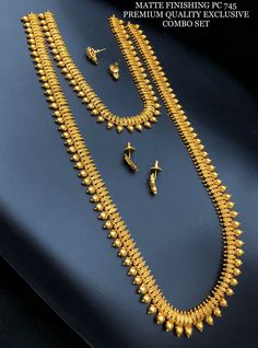 Long Haram, New Gold Jewellery Designs, Gold Earrings Models, Gold Long Necklace, Gold Necklace Set, Gold Jewellery Design, Jewellery Designs, Gold Jewelry Fashion, Gold Jewellery