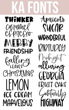 some type of font that can be used to make christmas cards