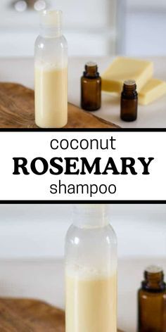 Making your own shampoo is simple and will leave your hair soft and moisturized. This coconut rosemary homemade shampoo is made with nourishing ingredients, rosemary essential oil and coconut milk. Natural House, Homemade Body Care, House Cleaner, Hair Care Recipes