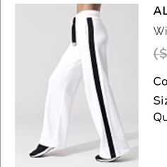 Sz Medium - These Are So Soft! Wide Leg Track Pants, Tracksuit Outfit, Activewear Brands, Activewear Fashion, Sport Chic, Active Wear Pants, Wide Leg Pant, Tracksuit Women, Sporty Outfits