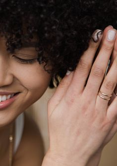 This wrap ring looks like two stackers that magically stay the perfect distance apart. Like friends, not lovers. Heavier gauge half-round wire is shaped and hammered for texture. Available in 14kt Gold Fill + Sterling Silver. Handmade in Eau Claire, WI. Our jewelry is handmade so each piece will be unique and may vary slightly from what is pictured. Everyday Wear Jewelry, Stacking Bands, Wrap Ring, Out Of Shape, Handmade Jewelry Designs, Wrap Rings, Jewelry Cleaner, Ethical Fashion, 14kt Gold