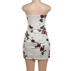 Please refer to our sizing chart for a guideline when choosing a size. 5 business days order processing time. 90% polyester 10% spandex Fitted Mini Floral Dress With Printed Design, Fitted Mini Floral Dress With Print, Fitted Mini Length Printed Floral Dress, Fitted Floral Print Sleeveless Tube Top, White Printed Floral Mini Dress, White Floral Printed Mini Dress, Fitted Floral Print Strapless Tube Top, Fitted Floral Print Strapless Dress, Fitted Strapless Floral Print Tube Top