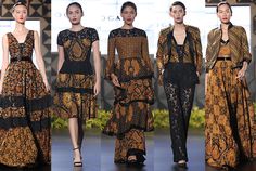 Batik Modern Fashion Style, Modern Batik Dress, Dress Batik Modern, Cardigan Batik, Thai Silk Dresses, Modern Batik, Filipiniana Dress