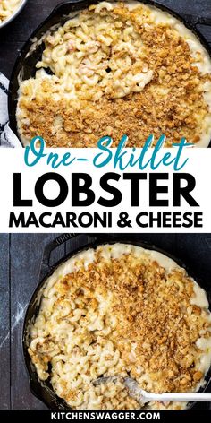 Experience classy comfort food with this One-Skillet Lobster Mac and Cheese recipe. Blending the rich, savory flavors of sharp cheddar and smooth fontina with succulent lobster, this dish puts a gourmet spin on a timeless classic. All cooked in a cast-iron skillet, with no need to boil pasta, for an easier cleanup. Learn how to make a creamy roux, and get tips on cheese selection and preparation. Lobster Mac And Cheese Recipe, Kitchen Swagger, Lobster Mac N Cheese Recipe, Rigatoni Recipes, Lobster Mac, Restaurant Inspired Recipes, Favorite Pasta Recipes, Boiling Pasta, Creamy Pasta Recipes