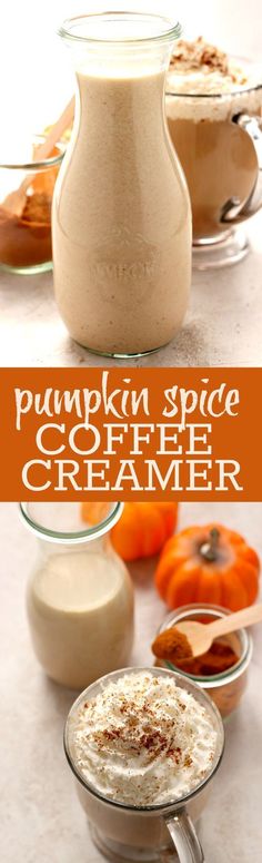 pumpkin spice coffee creamer is an easy dessert recipe that's perfect for fall