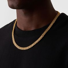 Featuring hundreds of the coldest, AAA-grade stones, the ICED Prong Link Cuban commands attention like nothing else. The sharp, clean-cut 18K gold links are tightly interlocked, designed to sit flat on your neckline while delivering a shine that rivals even the finest diamonds. Finished with our iconic snap-proof clasp and scratch-resistant protection, this cuban chain is built to handle whatever comes your way—always CRAFTD to last. Peace of Mind: Lifetime Warranty Included Gold Cuban Link Modern Jewelry, Modern Gold Cuban Link Jewelry, Gold Cuban Link Tennis Necklace, Gold Cuban Link Tennis Necklace For Gift, 14k Gold Tennis Necklace, Ice Necklace, Pearl Shop, Cuban Link Chain, Pearl Gemstone