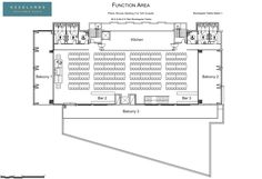 the floor plan for the function area