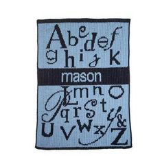 ABC'S & Name Stroller Blanket-Blankets-Jack and Jill Boutique Baby And Me, Trendy Blanket, Arial Font, Stroller Blanket, Kids Blankets, Personalized Baby Blankets, Personalised Kids