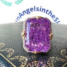 10 Carat Amethyst Ring Classic Rectangular Ring 10*14 mm Violet Amethyst Simulant Anniversary Statement Ring S925/ 14K /18K Gold Main stone is 10*14mm near 8 Carat with side stone 2 Carat Total 10 Carat ♥ 5 days ready to ship ♥ 925 SILVER WITH 18KGP ♥ The main stone is the finest Simulated Amethyst. ♥ Absolutely gorgeous and beautifully handcrafted Simulated Amethyst Jewelry Set. ♥ This classic yet trendy Jewelry Set makes the perfect Christmas/Anniversary/Valentine's/Birthday gift for her that Luxury Purple Amethyst Ring, Rectangular Shape, Luxury Purple Amethyst Rectangular Ring, Luxury Purple Rectangular Amethyst Ring, Luxury Purple Ring As A Gift, Luxury Purple Ring For Gift, Luxury Purple Ring As Gift, Luxury Purple Rings For Gift, Formal Purple Amethyst Ring With Rectangular Shape, Formal Rectangular Purple Amethyst Ring