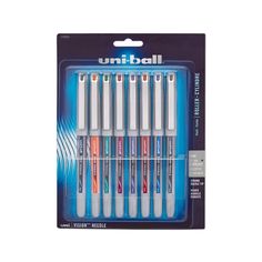 the uni - ball pens are in their packaging