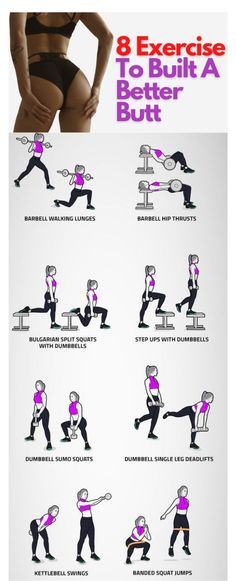 Exercises To Grow Glutes, Glute Building Exercises, Grow Glutes, Glute Workout Routine, Glute Building, Glute Workout Gym, Best Gym Workout