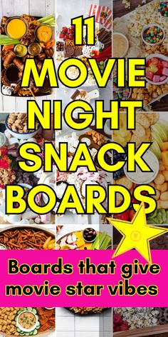 11 movie night snack boards that give movies star vibes to kids and adults alike