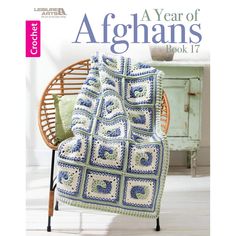 a book with an afghan on the cover