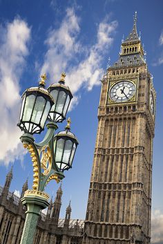 the big ben clock tower towering over the city of london