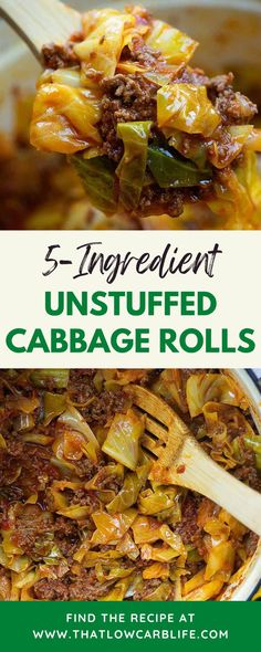 an image of the recipe for unstufffed cabbage rolls