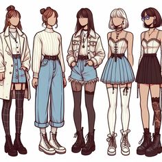 Modern Clothes Drawing, Art Outfit Ideas, Cold Fashion, Art Outfit, Fashion 90s, Clothing Design Sketches, Beautiful Illustration, A Meme, Dress Design Sketches