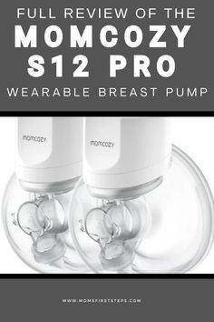 the momcozy breast pump is shown with text that reads, full review of the momcozy $ 12 pro wearable breast pump