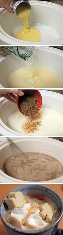 three pictures showing different stages of making food