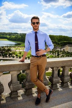 Blue Shirt Outfit Men, Men Work Outfits, Summer Business Attire, Adam Gallagher, Blue Pants Men, Mens Work Outfits, Light Blue Dress Shirt, Professional Work Outfit