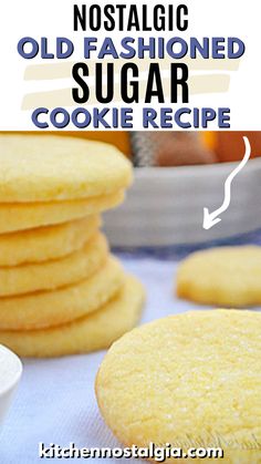 homemade old fashioned sugar cookie recipe