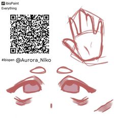 an image of someone's eyes and head with qr code on them to describe what they are