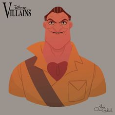 the villain from disney's live - action movie is shown in this cartoon style