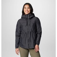 Take chilly days in stride with this lightweight hooded jacket, featuring adjustable drawcord details to seal in warmth and light rain-and-stain defying technology. Light Rain, Holiday Deals, Columbia Sportswear, Get Up, Hooded Jacket, Columbia, Coats Jackets, Stain, Technology